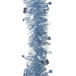KAEMINGK Guirlande de Noël (D9 cm) étoilée Alpine Bleu vaporeux New