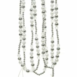 KAEMINGK Guirlande de perle (240 cm) Bianca Argent Outlet