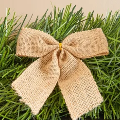 FEERIC LIGHTS Guirlande de sapin (270 cm) Nœuds de jute Naturel New