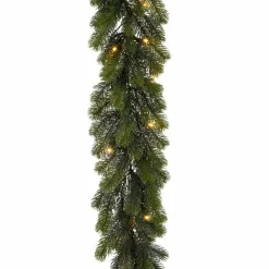 EMINZA Guirlande de sapin lumineuse 35 LED (180 cm) Winnipeg Vert et Blanc chaud Sapin vert lumineux Best