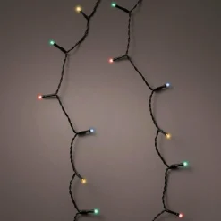 KAEMINGK Guirlande lumineuse à piles 3,50 m 48 LED câble noir Durawise Multicolore Multicolore - câble noir Sale