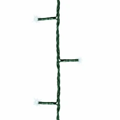 KAEMINGK Guirlande lumineuse 18,70 m 250 LED câble vert Raccordable Blanc froid New