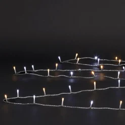 Feeric Lights & Christmas Guirlande lumineuse 10 m 100 LED câble noir Bicolore Blanc chaud et froid Bicolore Blanc chaud / Froid - câble noir Hot