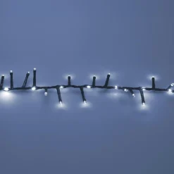 KOOPMAN Guirlande lumineuse 20 m 1410 LED câble noir Boa effet cascade Blanc froid Clearance