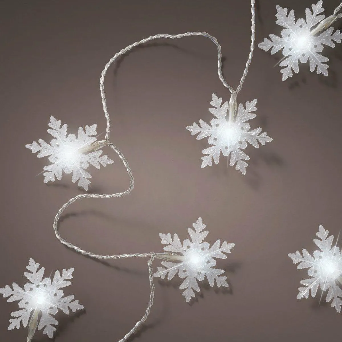 KAEMINGK Guirlande lumineuse 4,60 m 24 LED Flocon de neige Blanc froid Online