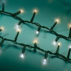KAEMINGK Guirlande lumineuse 22,5 m 1000 LED câble vert Luxe Bicolore Blanc chaud et froid Bicolore Blanc chaud / Chaud doré - câble vert Online
