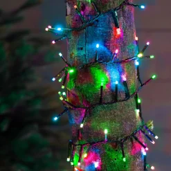 KAEMINGK Guirlande lumineuse 45 m 2000 LED câble vert Luxe Multicolore pastel Multicolore Pastel Câble Vert New