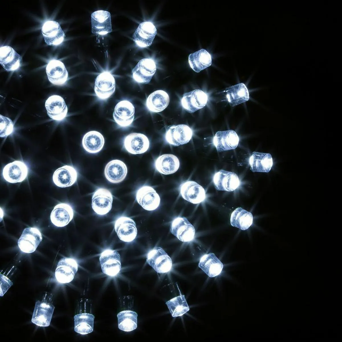 Feeric Lights & Christmas Guirlande lumineuse 30 m 300 LED câble vert Timer Blanc froid Blanc Froid - câble vert Sale