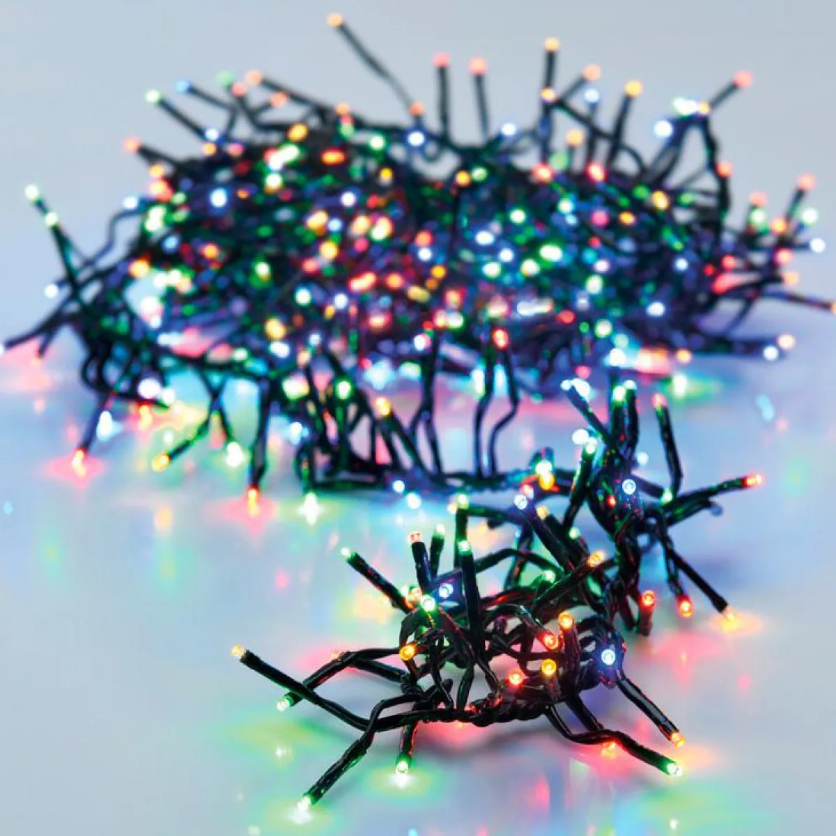 KOOPMAN Guirlande lumineuse 14,60 m 2016 LED câble noir Boa Multicolore Multicolore - câble noir Clearance