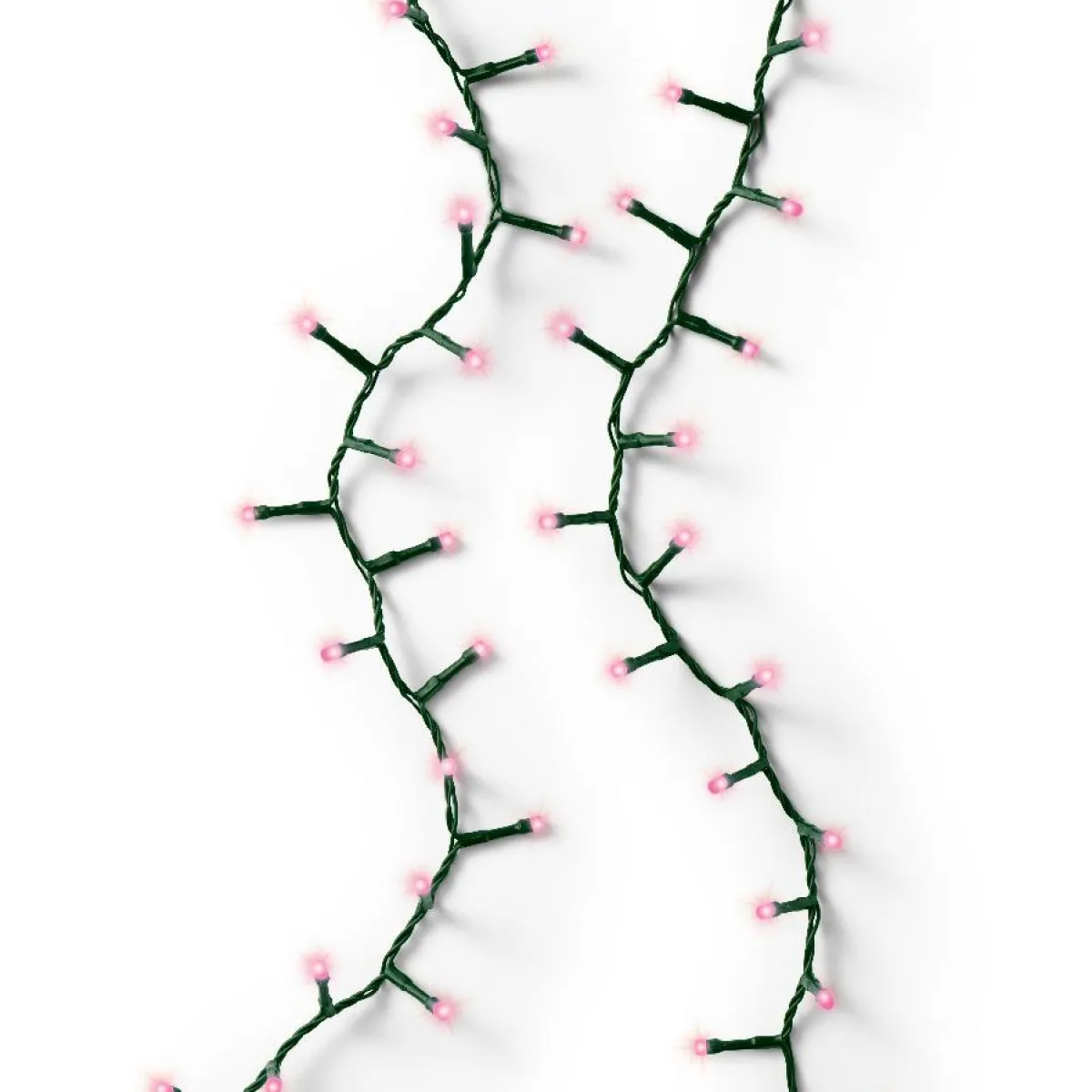 KAEMINGK Guirlande lumineuse 11 m 500 LED câble vert Luxe Rose Rose - câble vert Clearance