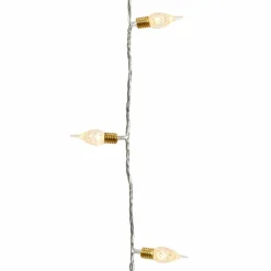 KAEMINGK Guirlande lumineuse 18 m 180 LED câble transparent Vintage Blanc chaud Blanc Chaud - câble transparent