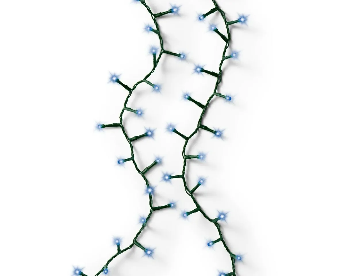 KAEMINGK Guirlande lumineuse 11 m 500 LED câble vert Luxe Bleu Bleu - câble vert Discount