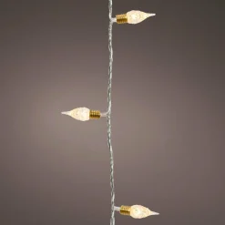 KAEMINGK Guirlande lumineuse 12 m 120 LED câble transparent Vintage Blanc chaud Blanc Chaud - câble transparent Discount