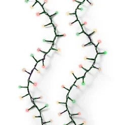 KAEMINGK Guirlande lumineuse 11 m 500 LED câble vert Luxe Tricolore Vert/Rouge/Blanc Tricolore Vert Blanc Rouge Hot