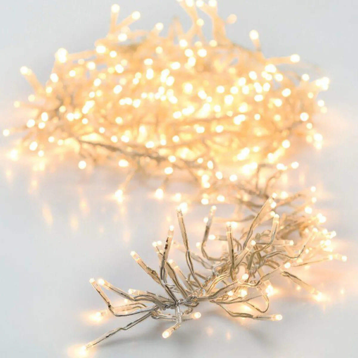 KOOPMAN Guirlande lumineuse 11 m 1512 LED câble transparent Boa Blanc chaud Blanc Chaud - câble transparent Clearance