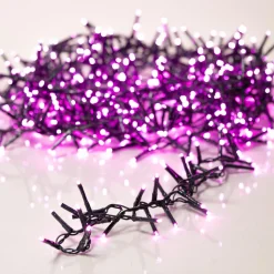 KAEMINGK Guirlande lumineuse 22,5 m 1000 LED câble vert Luxe Rose Rose - câble vert