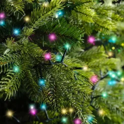 KAEMINGK Guirlande lumineuse 7,50 m 350 LED câble vert Luxe Multicolore pastel Multicolore Pastel Câble Vert Clearance