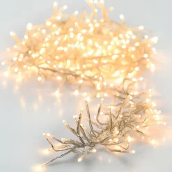 KOOPMAN Guirlande lumineuse 5,60 m 768 LED câble transparent Boa Blanc chaud Blanc Chaud - câble transparent Hot