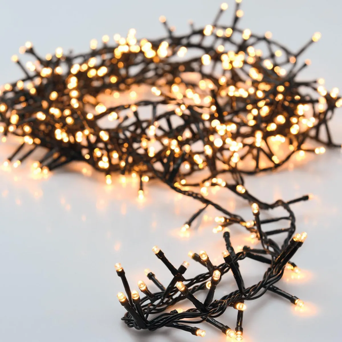 KAEMINGK Guirlande lumineuse 7,50 m 350 LED câble vert Luxe Blanc chaud Blanc Chaud - câble vert New