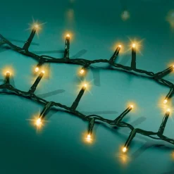 KAEMINGK Guirlande lumineuse 16 m 750 LED câble vert Luxe Blanc chaud doré Blanc chaud doré - câble vert