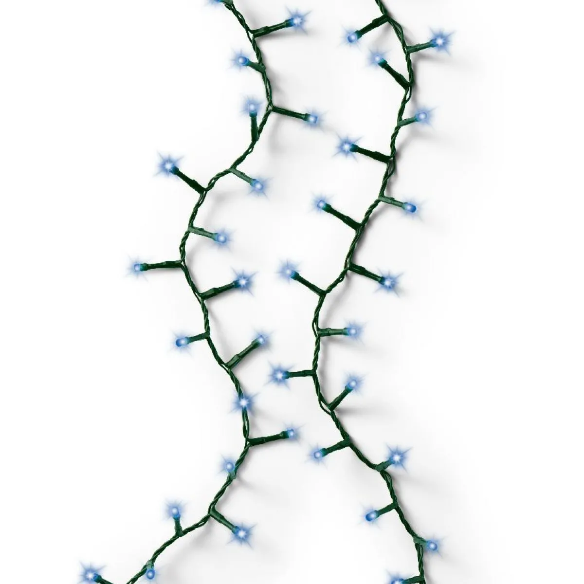 KAEMINGK Guirlande lumineuse 22,5 m 1000 LED câble vert Luxe Bleu Bleu - câble vert
