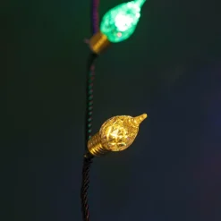 KAEMINGK Guirlande lumineuse 18 m 180 LED câble vert Vintage Multicolore Multicolore - câble vert New
