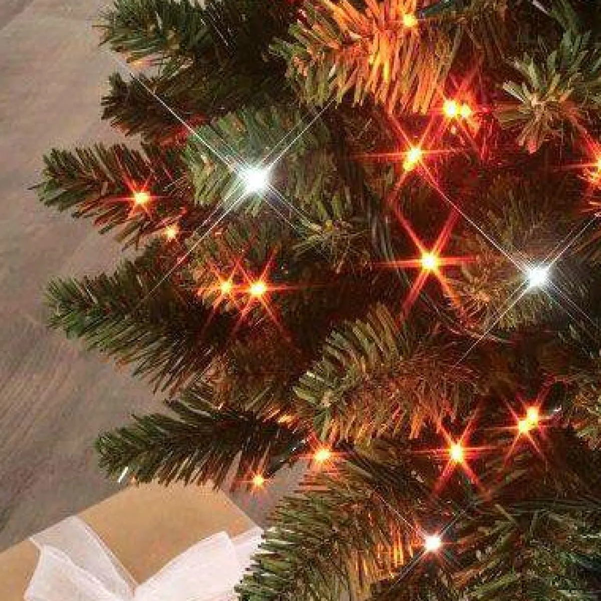 BLACHERE Guirlande lumineuse 8 m 128 LED câble transparent Flashing light Bicolore Orange et blanc froid Bicolore Orange / Blanc froid - câble transparent Discount