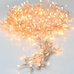 KAEMINGK Guirlande lumineuse 16 m 750 LED câble transparent Luxe Blanc chaud Blanc Chaud - câble transparent Hot