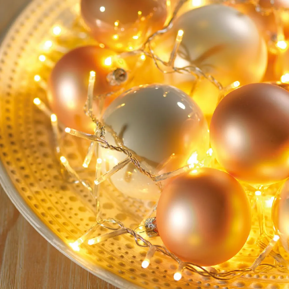 KAEMINGK Guirlande lumineuse 16 m 750 LED câble transparent Luxe Blanc chaud Blanc Chaud - câble transparent Hot