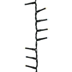 KAEMINGK Guirlande lumineuse 16 m 750 LED câble vert Luxe Bicolore Blanc chaud et froid Bicolore Blanc chaud / Chaud doré - câble vert New