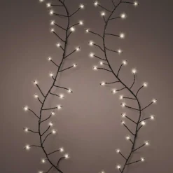 KAEMINGK Guirlande lumineuse 6 m 480 Micro LED câble noir Luxe Blanc chaud Blanc Chaud - câble noir Outlet