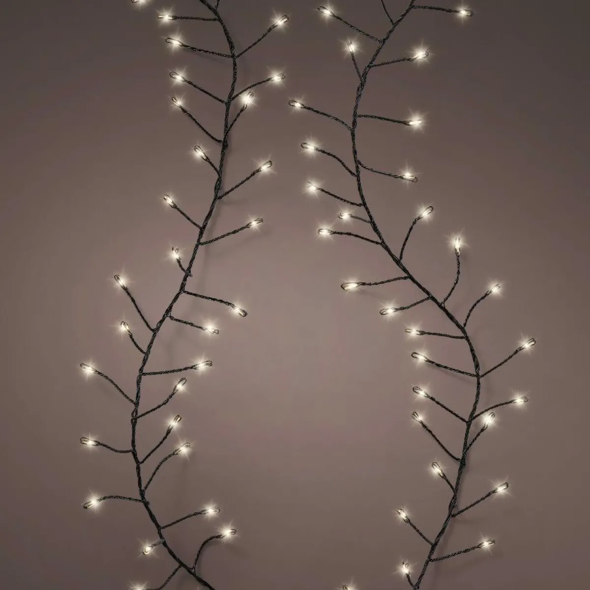 KAEMINGK Guirlande lumineuse 6 m 480 Micro LED câble noir Luxe Blanc chaud Blanc Chaud - câble noir Outlet