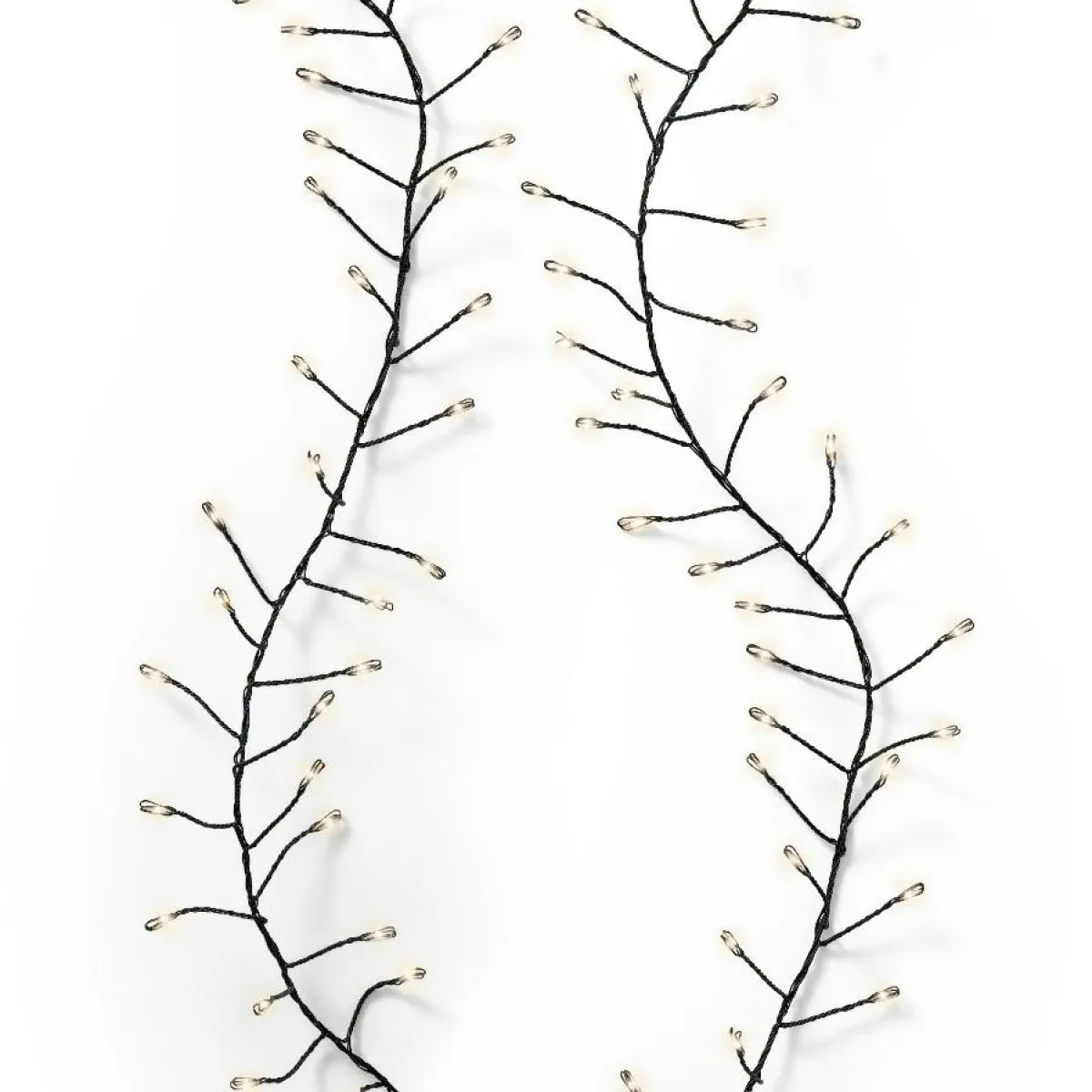 KAEMINGK Guirlande lumineuse 6 m 480 Micro LED câble noir Luxe Blanc chaud Blanc Chaud - câble noir Outlet
