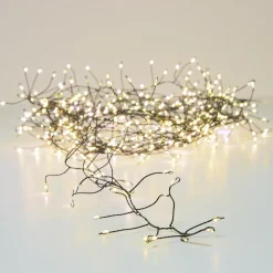KAEMINGK Guirlande lumineuse 18 m 1440 Micro LED câble noir Luxe Blanc chaud Blanc Chaud - câble noir Outlet