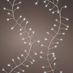 KAEMINGK Guirlande lumineuse 12 m 960 Micro LED câble argent Luxe Blanc froid Blanc Froid - câble argent New