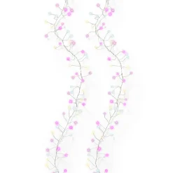 KAEMINGK Guirlande lumineuse 6 m 480 Micro LED câble argent Luxe Tricolore Rose, blanc chaud et froid Tricolore Rose Blanc chaud / froid - câble argent Online
