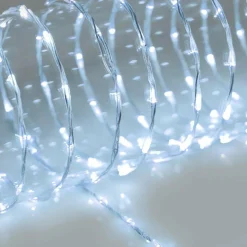 KOOPMAN Guirlande lumineuse 36 m 1200 Micro LED câble transparent Extra Blanc froid Clearance