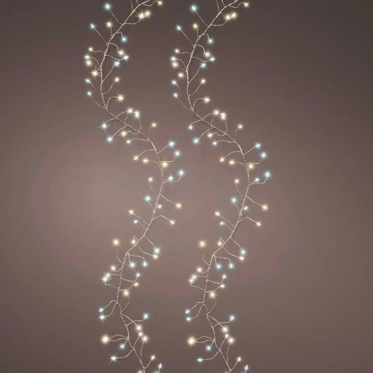 KAEMINGK Guirlande lumineuse 6 m 480 Micro LED câble argent Luxe bicolore Blanc chaud et froid Bicolore Blanc chaud / Froid - câble argent Discount