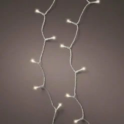KAEMINGK Guirlande lumineuse à piles 14,30 m 192 LED câble transparent Durawise Blanc chaud Blanc Chaud - câble noir Discount