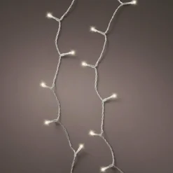 KAEMINGK Guirlande lumineuse à piles 7,10 m 96 LED câble transparent Durawise Blanc chaud Blanc Chaud - câble transparent Online