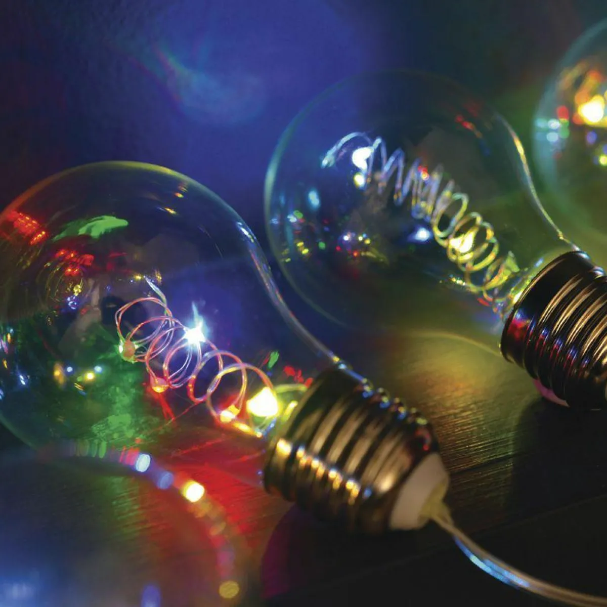 BLACHERE Guirlande lumineuse ampoule 2,70 m 10 LED Guinguette Multicolore