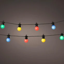 #N/A Guirlande lumineuse connectable jardin 9,5 m 20 LED Guinguette Garden Multicolore