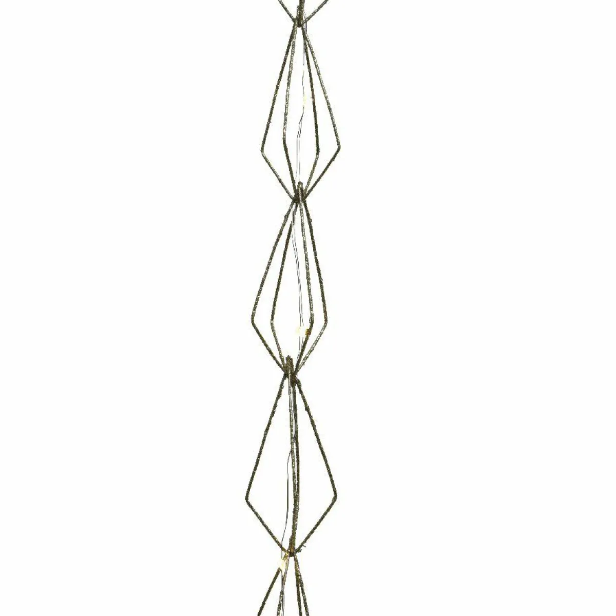 KAEMINGK Guirlande lumineuse déco à piles 1,9 m Diamanti Blanc chaud Discount