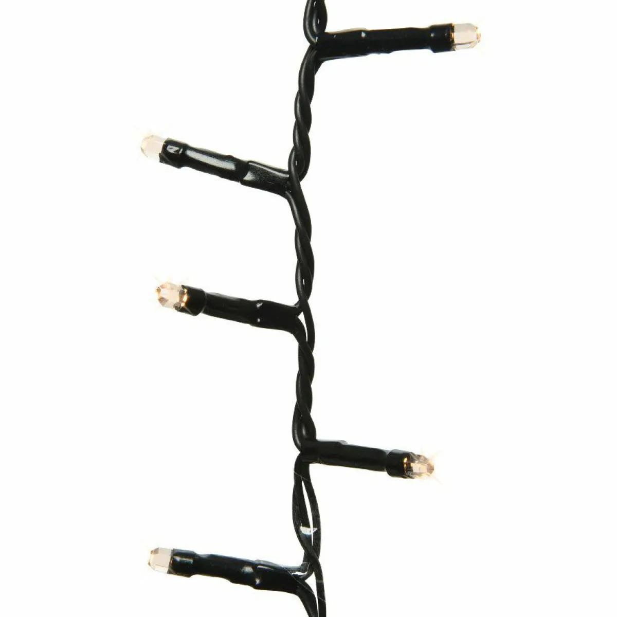 KAEMINGK Guirlande lumineuse Durawise à piles 17,90 m 240 LED câble noir Blanc chaud Blanc Chaud - câble noir Discount