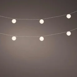 KAEMINGK Guirlande lumineuse extérieure à piles 20 LED (9,5 m) Lanternes chinoises Blanc Online