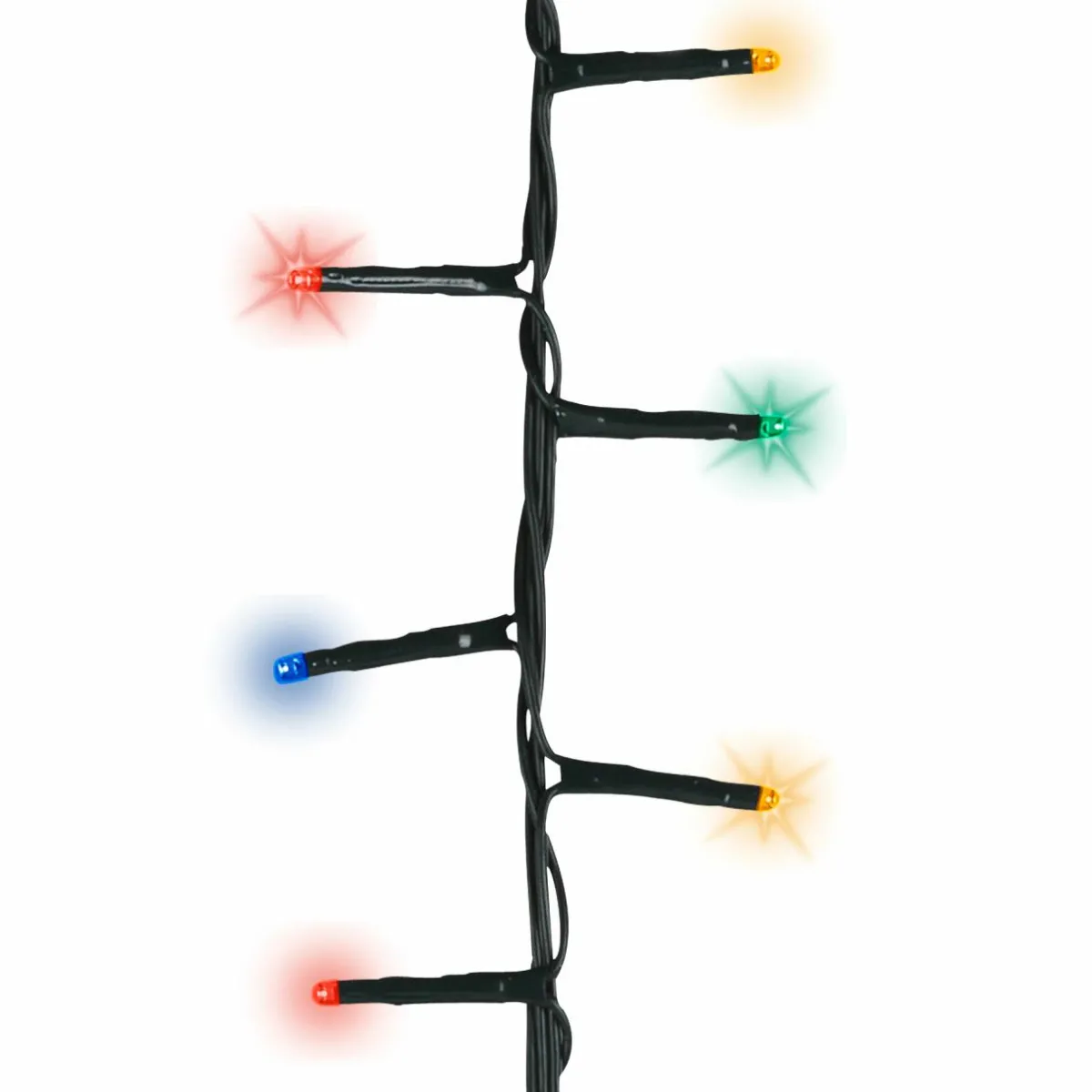 KAEMINGK Guirlande lumineuse raccordable 11 m 500 LED câble vert Compact Multicolore Hot