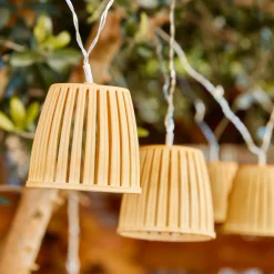 #N/A Guirlande lumineuse solaire 4,5 m 10 LED (H28 cm) Celesta Naturel Beige Outlet