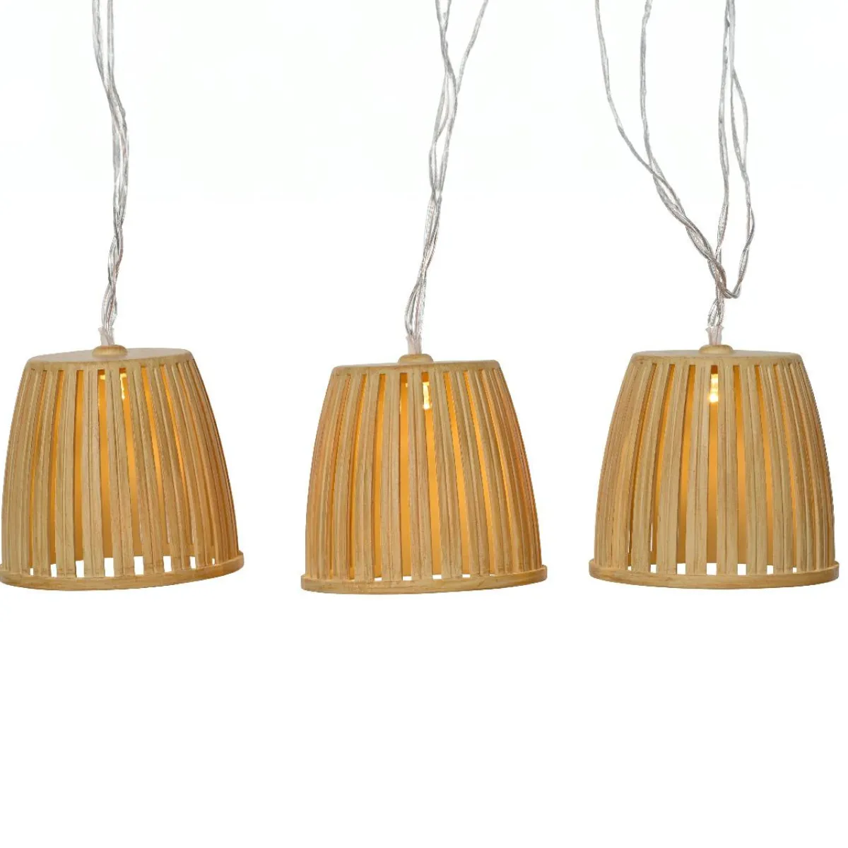 #N/A Guirlande lumineuse solaire 4,5 m 10 LED (H28 cm) Celesta Naturel Beige Outlet