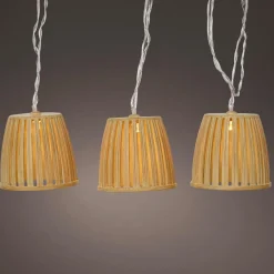 #N/A Guirlande lumineuse solaire 4,5 m 10 LED (H28 cm) Celesta Naturel Beige Outlet