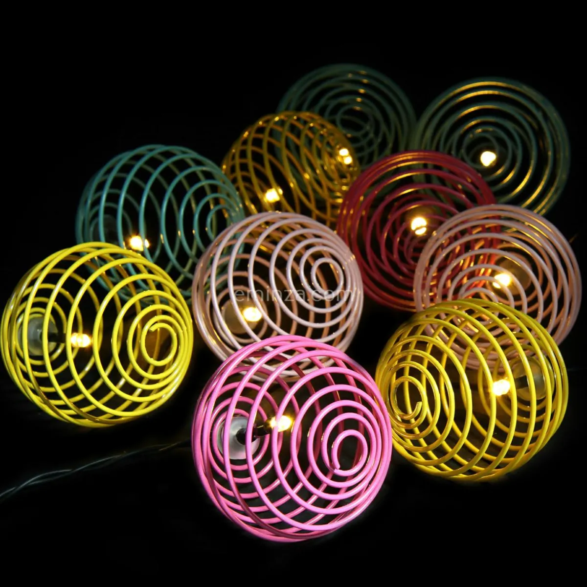 #N/A Guirlande lumineuse solaire 2,7 m 10 LED Rainbow Multicolore Sale